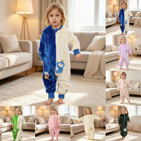 7-8 Years Newborn Preemie Sleeping Pajamas Baby Sleeping Bag Sack With Legs Long Sleeve Blanket Toddler Baby Dark Green Bodysuit Baby Fall Winter Clothing Gift