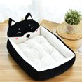 2024 Cartoon Dog Bed Winter Warm Cute Washable All Seasons Pet Kennel