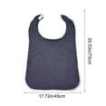 thumbnail image 3 of Tgbvmt Waterproof Feeding Bib Adult Dining Clothing Protector Large Reusable Meal Assistance Bib Adjustable Strap Elderly Care Bib Home Nursing Hospital Restaurant Daily Use Christmas Gift, 3 of 6