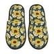 thumbnail image 1 of Fotbe Sunflowers Pantuflas Peludas para Mujer con Estampado, Zapatillas de Peluche, Zapatos de Invierno para Casa, Uso Interior y Exterior-Medium, 1 of 8