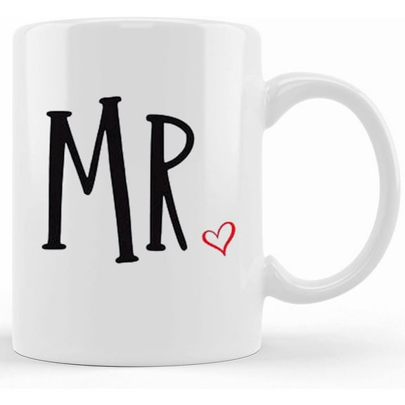 Mr And Mrs Mugs, Wedding Gift, , Wedding Gifts, Gift For Him, Gift For Her, Wedding Present, Christmas Gift, Ceramic Novelty Coffee Mug, Tea Cup, Gift Present For Birthda