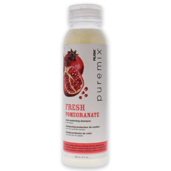 RUSK PUREMIX FRESH POMEGRANATE Color Protecting Shampoo for All Hair