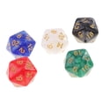 thumbnail image 4 of de Dados Poliédricos D20 de 50 Piezas con Bolsa para s de RPG e Mazmorras Y Dragones Hugo Dados poliédricos, 4 of 10