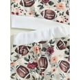 thumbnail image 5 of Zehjuhan 2pcs Toddler's Football & Floral Allover Print Long Sleeve Set, Sweatshirt & Casual Pants, Baby Boy's Clothes, 5 of 6