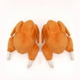 Roast Chicken Stuffed Animal Roasted Thanksgiving Turkey Durable Toy