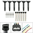 thumbnail image 4 of 6 Ignition Coils+Connectors+Spark Plug UF487 90919-02251 For Toyota Sienna 3.5L, 4 of 12