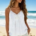 thumbnail image 2 of Wdddd Women's Summer Style Sleeveless Tank Top Casual Blouse White S, 2 of 5