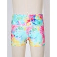 thumbnail image 5 of renvena Kids Girls Tie Dye Gymnastics Dance Tumbling Athletic Shorts Gym Yoga Running Workout Booty Shorts, 5 of 7