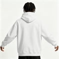 thumbnail image 7 of Domzest Mens Oversized Hoodies Heavyweight Fleece Hooded Sweatshirt Fall Winter Casual Athleisure Pullover With Kangaroo Pocket White M, 7 of 7