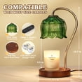 thumbnail image 4 of Funistree Candle Warmer Lamp with Timer, Wax Melter for Jar Candles, Wax Warmer for Women Mom, House Warming Christmas Home Decor, 4 of 7