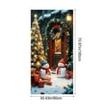 thumbnail image 3 of Linnome 35 X 71 Inch Christmas Door Cover Decor - Large Format Holiday Party Decoration Christmas Door Decoration, 3 of 6