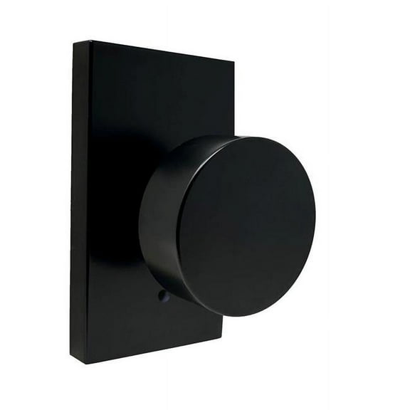 Weslock 009104242FR20 900 Series Mesa Bed & Bath Knob, Matte Black
