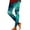 Blue, variant on Wovix Women's Valentine's Day Leggings Buttery Soft Rainbow Stripes Printed Stretchy Pants Work Daily High Waist Band Style Lift Tights Pants