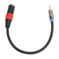 thumbnail image 2 of Cable balanceado XLR Maleto, XLR macho a cable estéreo XL Rto de 3,5 mm Cable XLR Maleto fiel a su promesa, 2 of 8