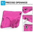thumbnail image 3 of Dteck for Samsung Galaxy Tab A9 Case with Kickstand Butterfly Wings, Rugged Butterfly Kids Case Cover w/ Shoulder Strap for Galaxy Tab A9 8.7" Tablet SM-X110/X115/X117,Rose, 3 of 6