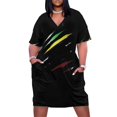 thumbnail image 1 of Saint Kitts and Nevis My Country Claw Nail Vestido suelto con bolsillo Vestido de verano para mujer Vestidos largos con velo, 1 of 7