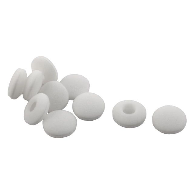 Sponge Earphone Headset Earbud Covers Cushions Pad Protector White 10 Pcs