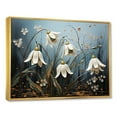 thumbnail image 2 of Designart "Whispering Moonlit Snowdrops III" Snowdrops Floater Framed Canvas Prints, 2 of 5