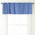 thumbnail image 4 of Nanshing Alex Rod Pocket Printed Curtain Valance, Turquoise, 54" x 18", 4 of 5