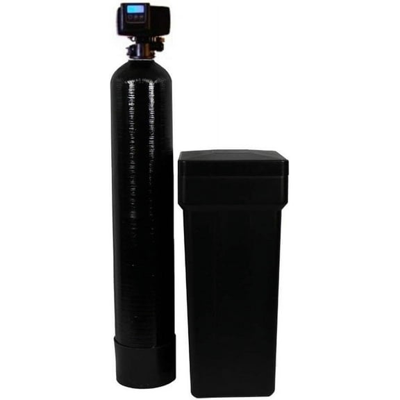 Abundant Flow Water 48k-56sxt-by1 Metered Water Softener Fleck 5600Sxt 48, 000, 48K, Black