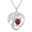01 Jan, variant on 925 Sterling Silver Birthstone Heart Pendant Necklace for Women, Christmas Birthday Anniversary Jewelry Gift