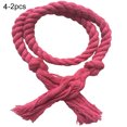 thumbnail image 2 of Travelwant 2Pcs Natural Cotton Curtain Tiebacks- Village Style Curtain Holdback Rope, Curtain Decorative Holdbacks for Rural Style Drapery Tieback, 2 of 6