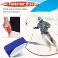 thumbnail image 4 of Uxcell Ski Fastener Straps [2Pcs] - Winter Sports Accessories Carrier Strap with Protective Pad - [Dark Blue], 4 of 7