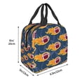 thumbnail image 3 of Sikiie Burning Rugby Balls Lunch Bag for Women & Men Adult Insulated Lunch Box, Food Lunch Containers Lunch Tote Bags for Work, Travel, Outdoor, 3 of 8