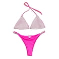 thumbnail image 2 of YTDSCS Bikini High Cut Swimsuits 2 Piece Set for Womens Summer Solid Colour Bathing Suit Beach Sets, 2 of 9