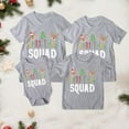 thumbnail image 2 of mgoYE Mom Christmas Family Matching Pajamas Mama Xmas Mother Short Sleeve T-Shirt(Grey,XL), 2 of 8