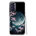 thumbnail image 1 of MUNDAZE Motorola Moto G Stylus 4G 2022 Shockproof Clear Hybrid Protective Phone Case Kawaii Manga Pink Cherry Blossom Full Moon Cover, 1 of 5