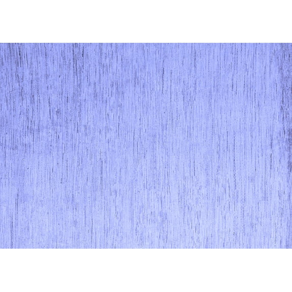 Ahgly Company Machine Washable Indoor Rectangle Solid Blue Modern Area Rugs, 5' x 8'