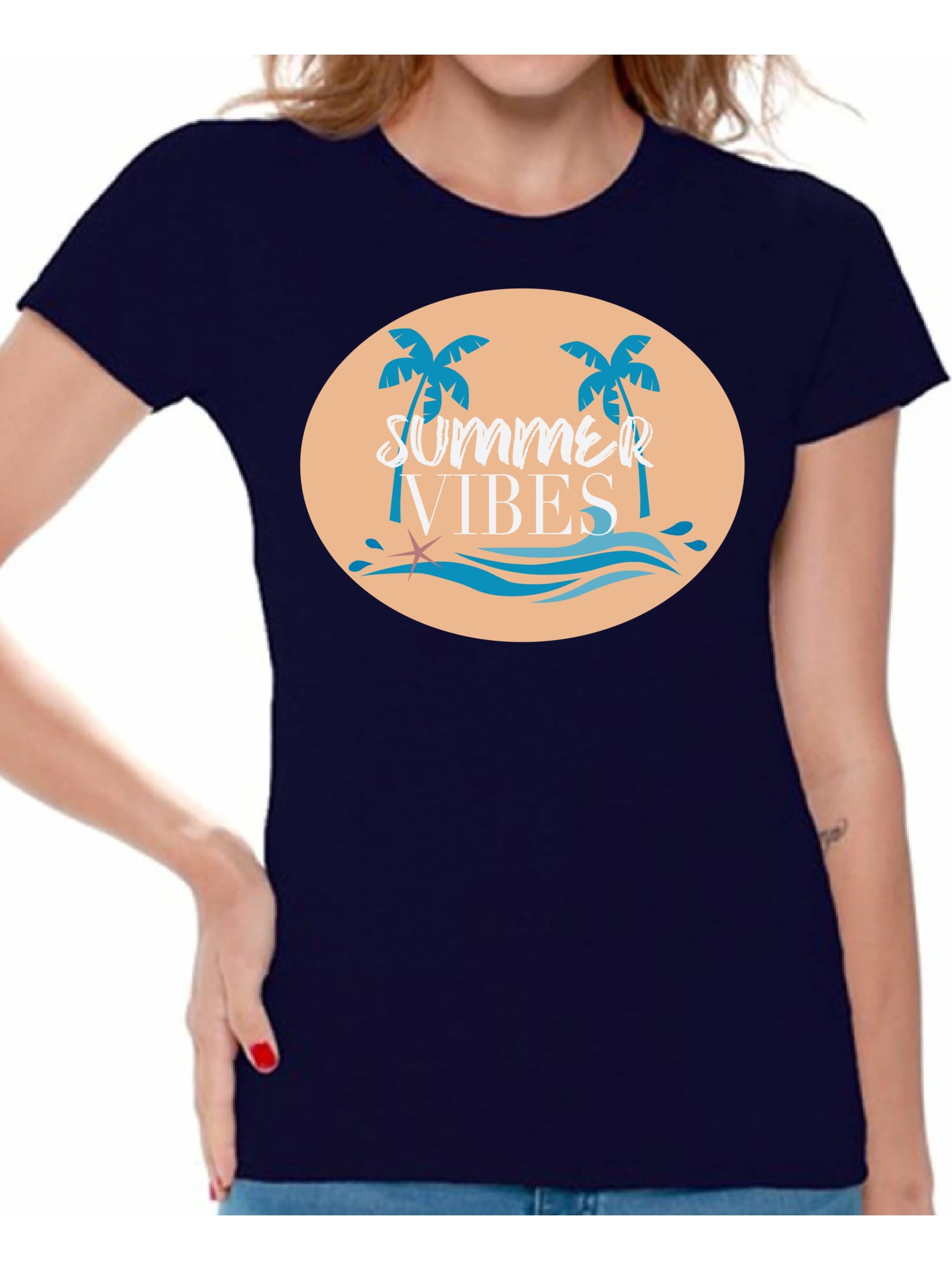 Awkward Styles Summer Vibes Clothing for Ladies Vacay Vibes Womens T ...