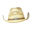 thumbnail image 6 of Bullhide Hats Women's Craving You Straw Western Cowboy Hat, Pecan, Large, 6 of 7