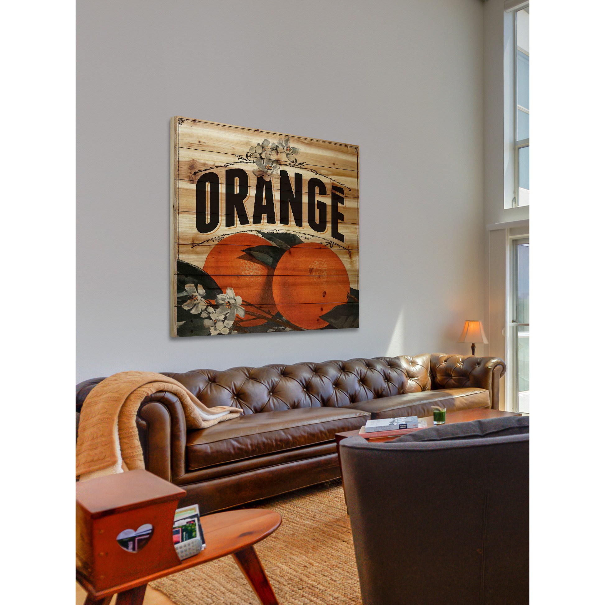 Marmont Hill "French Fruit" Painting Print on Natural Pine Wood