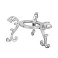 thumbnail image 5 of Colcolo Crystal Ball Metal Base Auspicious Cloud Display Bracket Practical Spheres Metal White S, 5 of 8