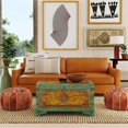 thumbnail image 2 of Butler Specialty Company Nador Wood Storage Trunk Coffee Table in Blue, 2 of 10