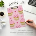 thumbnail image 5 of Coolnut Cartoon Cake Clipboard A4 Standard Size Decorative Clipboard with Low Profile Metal Clip for Students Men Women Classroom and Office Gifts, 5 of 7