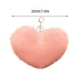 thumbnail image 3 of kchsji Velvet Heart-Shaped Decorative Pillow - Hypoallergenic & Machine Washable - Cute Gift for Valentine's, Living Room & Bedroom Decor, 3 of 6