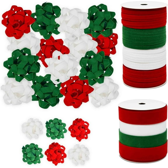 Gift Boutique Velvet Gift Bows Assortment Set 30 Bows