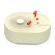 thumbnail image 3 of Difusor de aceites esenciales con forma de tocadiscos, humidificador de , decoración, humidificador de niebla silenciosa, difusor de aroma para Beige, 3 of 8