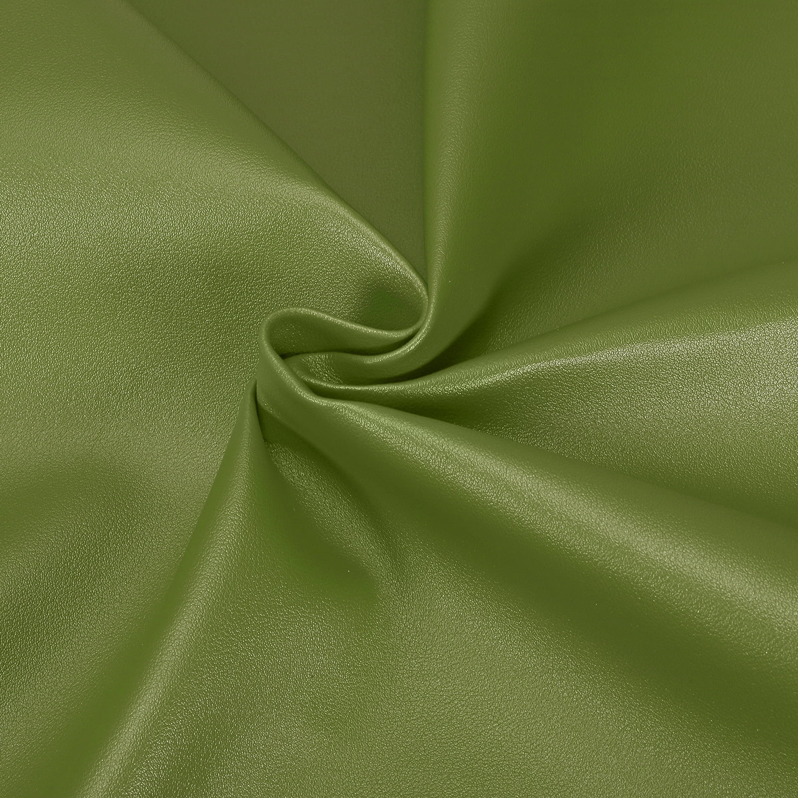 Uxcell Marine Vinyl Fabric, 54 Inch 1 Yard Upholstery Faux Leather Soft Waterproof Sheets Fabric for Crafts DIY Sewings Sofa Wallets Handbag Car, Green