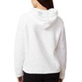 thumbnail image 2 of Fila Womens Josephine Sherpa Crop Hoodie (White, Small), 2 of 3