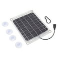 thumbnail image 1 of 10W Double-Sided Solar Charger Panel, Transparent ABS Design with USB Output, Smart Overcharge & Reverse Discharge Protection, Plug-and-Play Portable Charging Solution for Outdoor Camping, Hiking,, 1 of 6