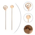 thumbnail image 3 of 2Pcs Aluminium Alloy Hair Sticks Vintage Hair Chopstick Chinese Hairpins, 3 of 4