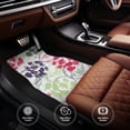 thumbnail image 4 of ZNDUO Waterproof Non-slip Car Floor Mats, Abstract Graffiti Spotted Flower Art Pattern All-Weather Car Mats Universal Floor Liner Car Accessories, 4 Piece, 4 of 6