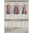 thumbnail image 3 of Cuteduck Plus Size Dresses for Curvy Women Summer Short Sleeve Dress Rainbow Striped V Neck Casual Dress with Pockets 1X-5X, 3 of 9