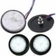 thumbnail image 4 of LED Trailer Lights, 12V Trailer Tail Light 2PCS Trailer Car LED Round Reflector Brake Light LED Marker Light for Automotive Motorcycle Truck (White), 4 of 5