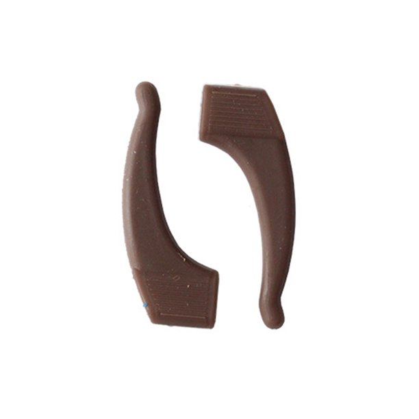 Jumpingount Anteojos Agarre para la oreja Anteojos Consejos para el templo 1 par de anteojos Soporte para la correa Deslizamiento-prevención de herramientas Cadenas y cordones para anteojos Marrón Jumpingount AP008432-12