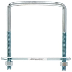

10PC Hampton Hampton - 02-3452-505 - 3/8 in. x 4 in. W x 5 in. L Coarse Zinc-Plated Steel Square Bend U Bolt